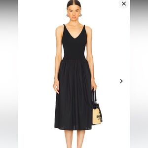 NWT Rails Franca Black Sleeveless Midi Dress